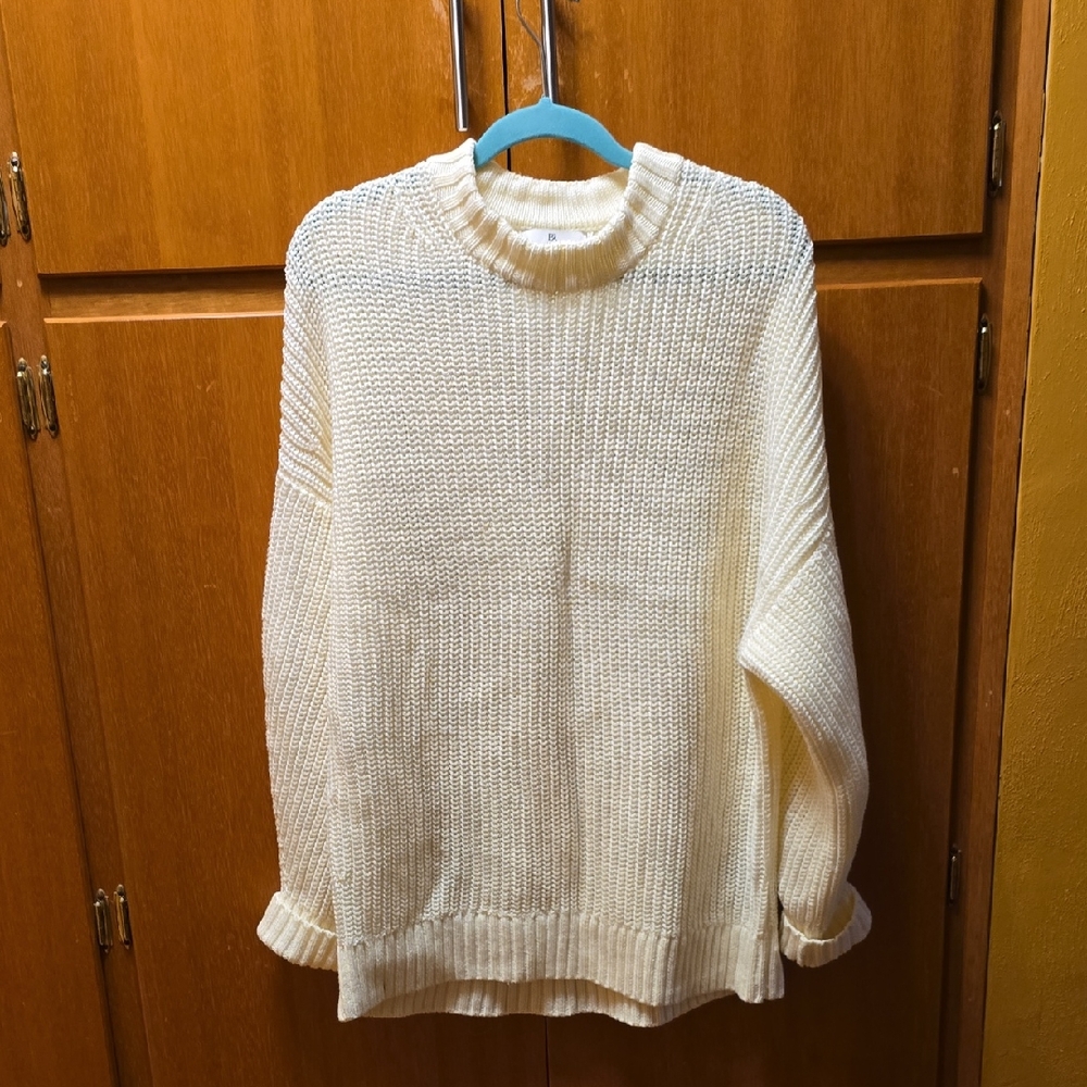 Banana Republic Cream Cowl Neck Sweater
